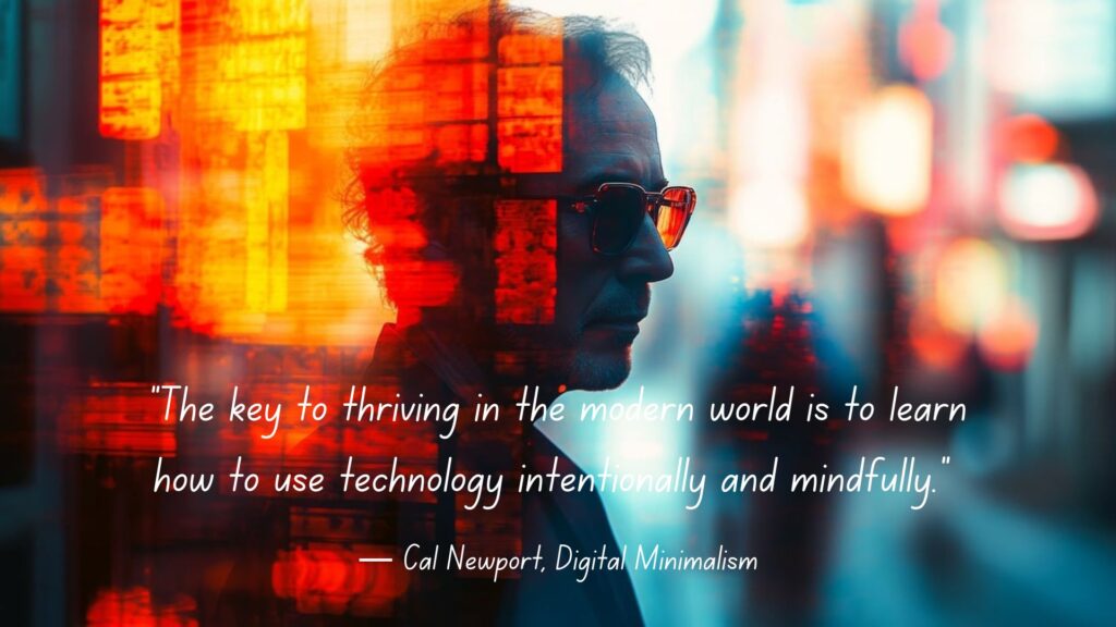 The key to thriving in the modern world is to learn how to use technology intentionally and mindfully..” — Anne Lamott